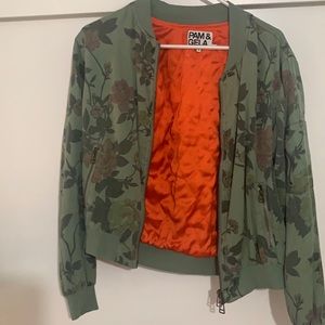 Pam & Gela Floral Bomber Jacket